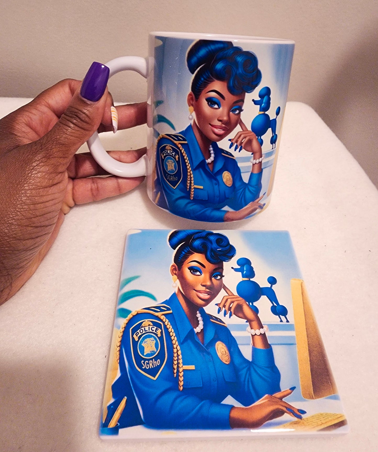Custom Coffee Mug and Coasters Set