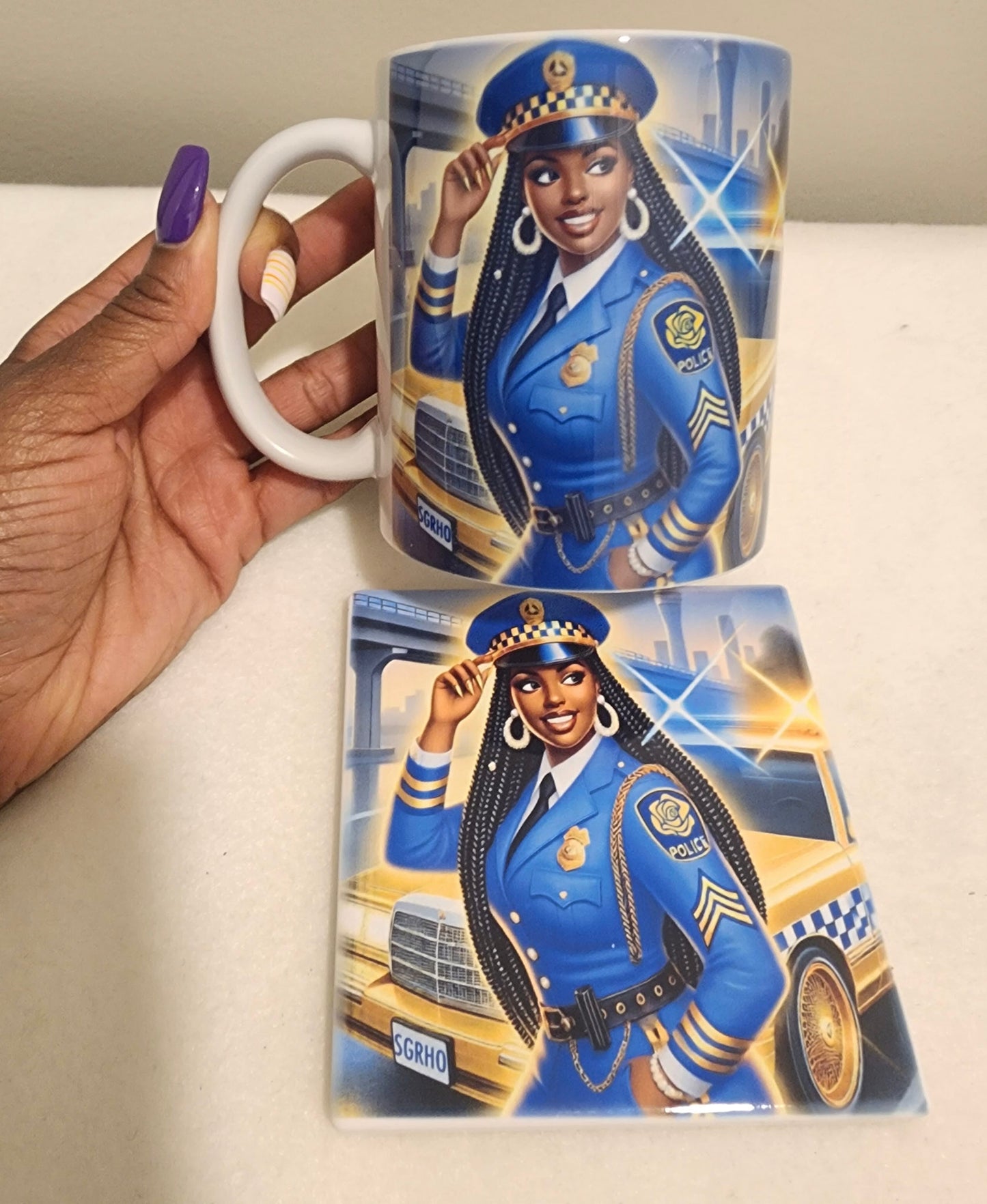 Custom Coffee Mug and Coasters Set