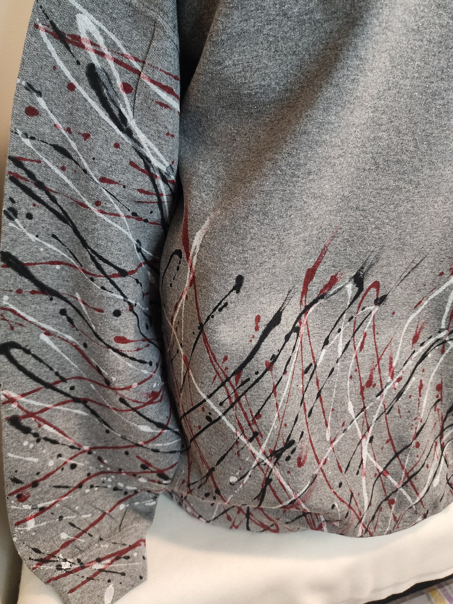 Handpainted Custom Zodiac Teddy Bear Hoodie