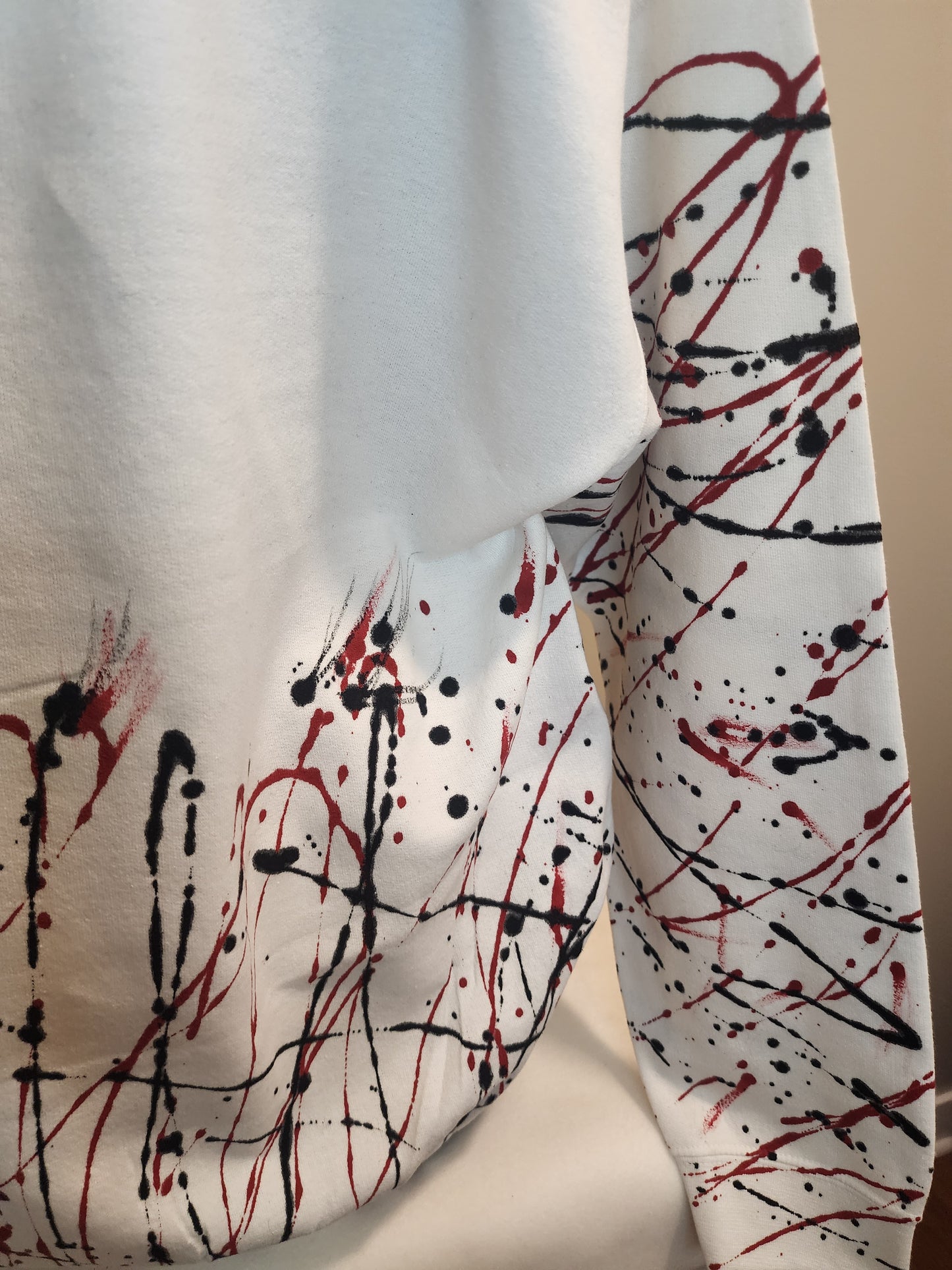 Handpainted Custom Teddy Bear Hoodie