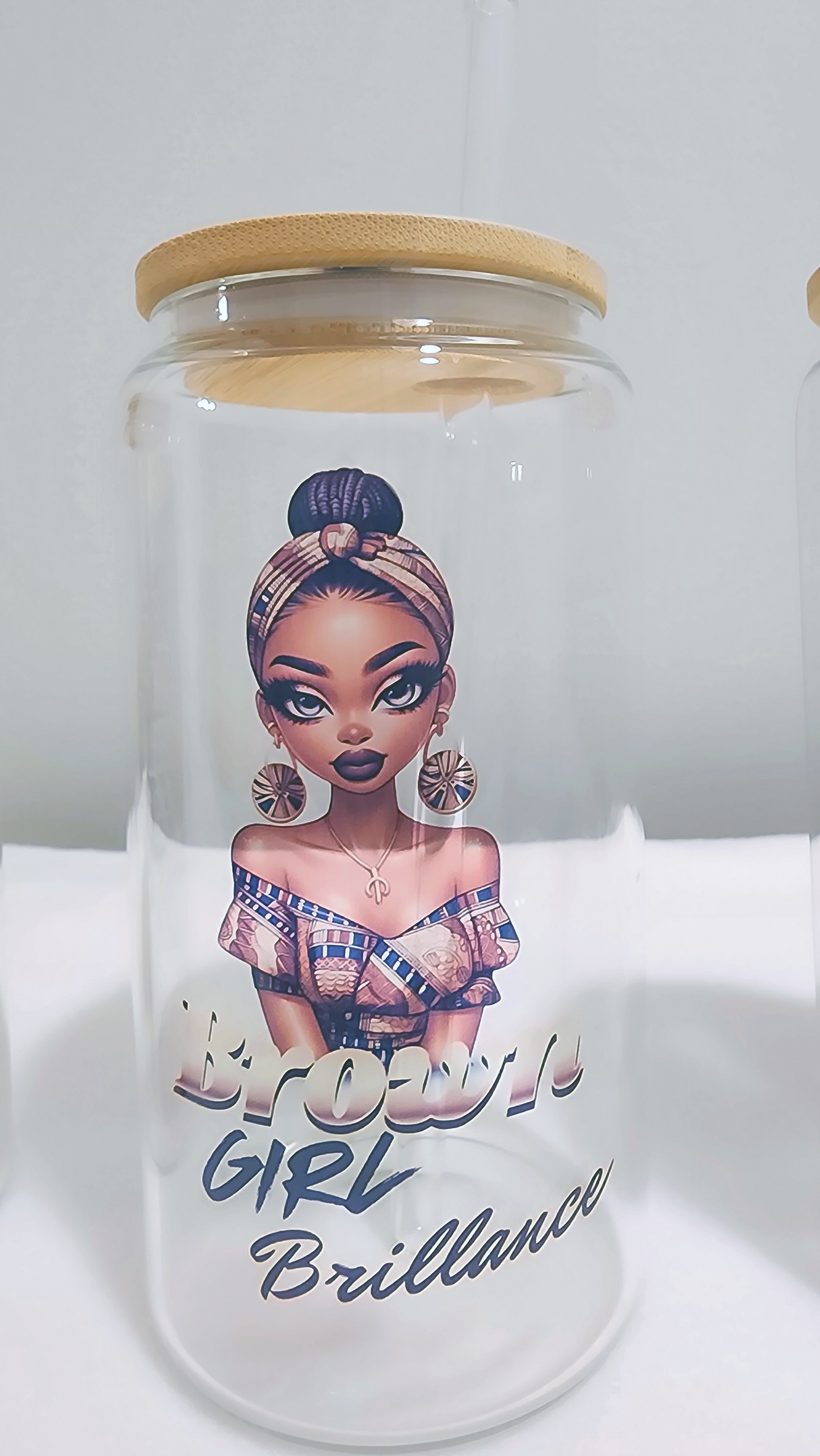 Brown Girl Glass Tumblers Collection