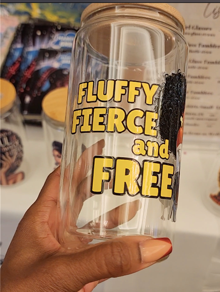 Afro Girl Glass Tumblers Collection