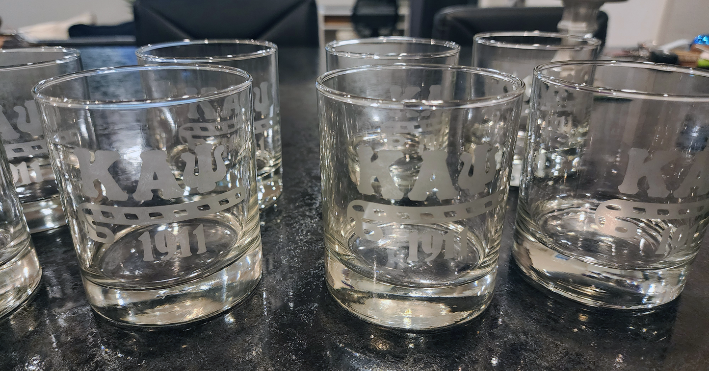Custom Etched Wine Glasses