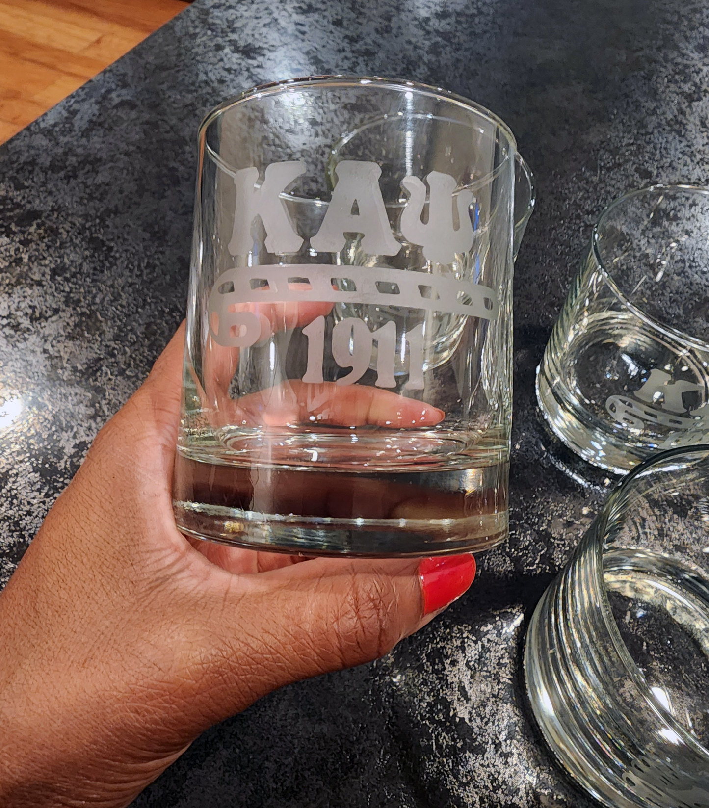 Custom Etched Wine Glasses