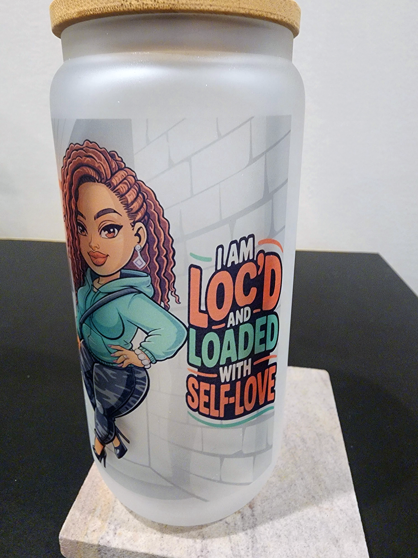Loc'd Girl Glass Tumblers Collection
