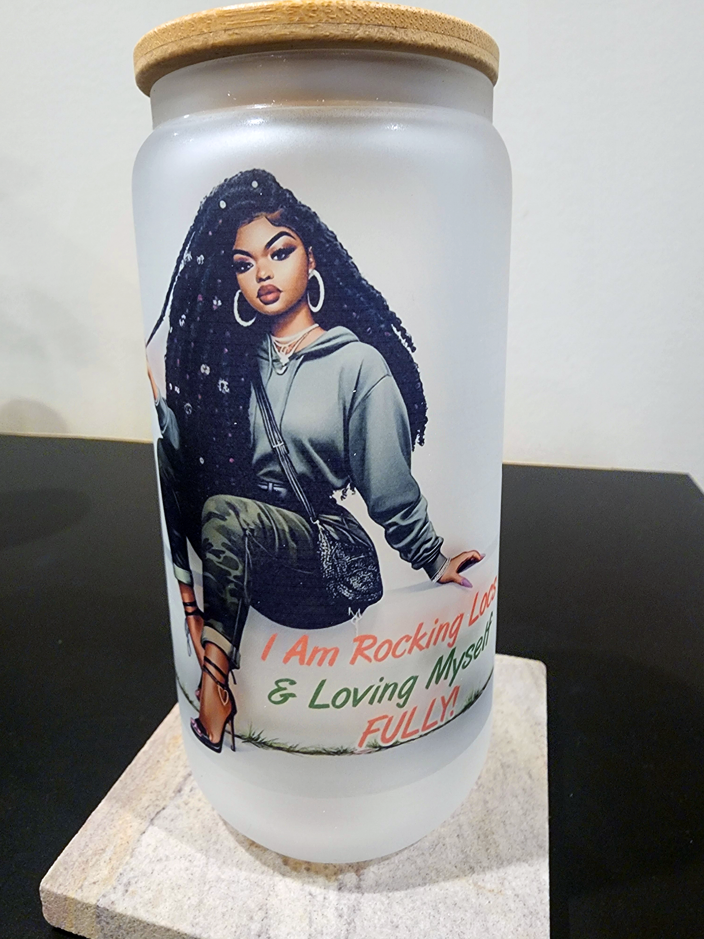 Loc'd Girl Glass Tumblers Collection