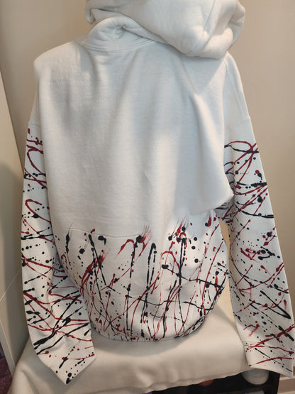 Handpainted Custom Teddy Bear Hoodie