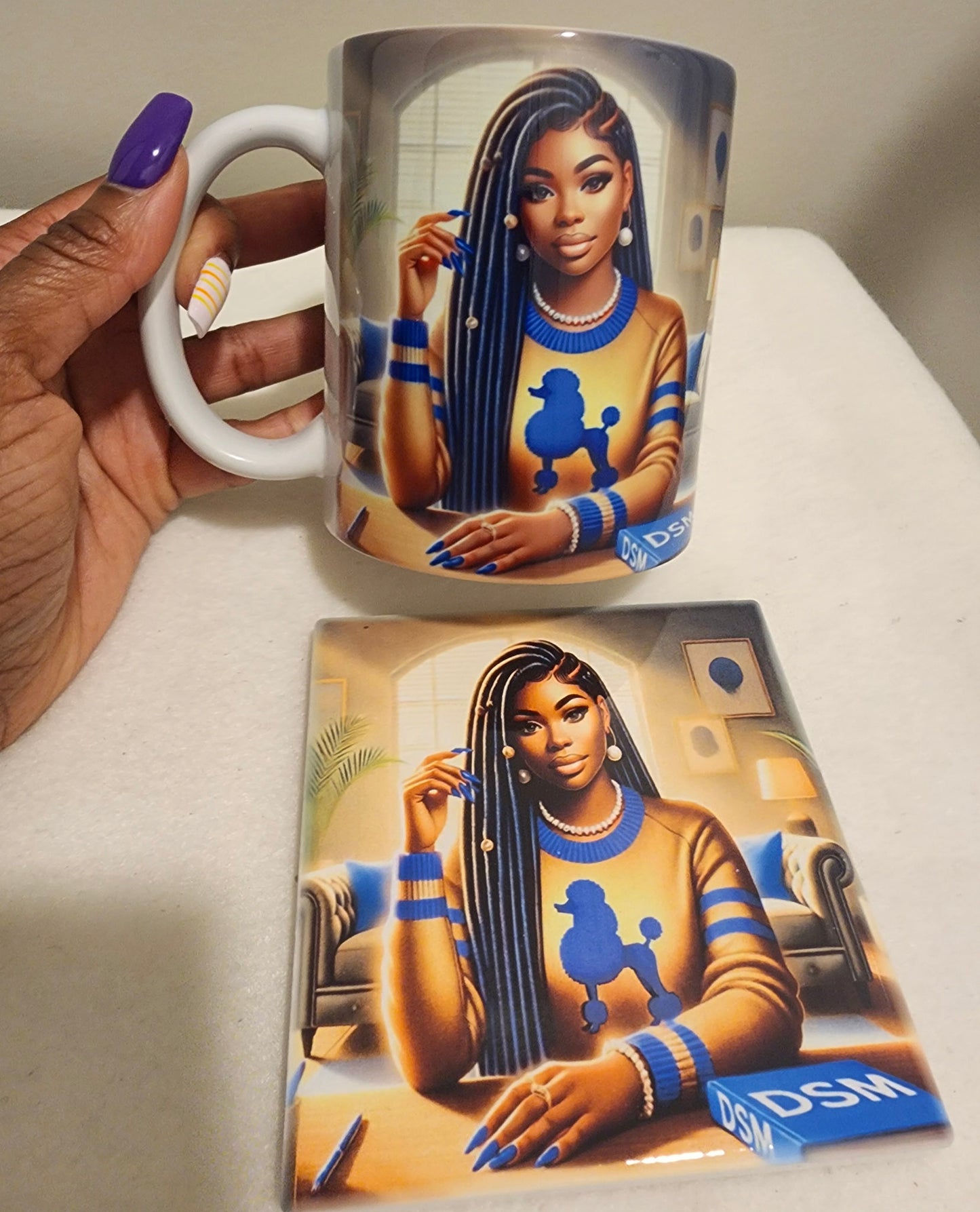 Custom Coffee Mug and Coasters Set