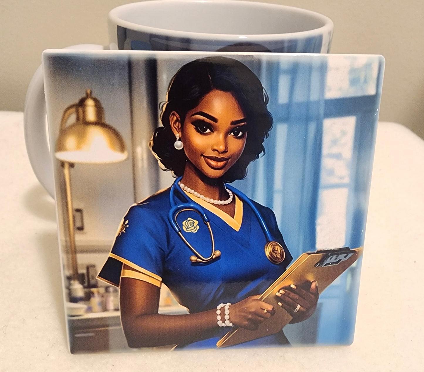 Custom Coffee Mug and Coasters Set