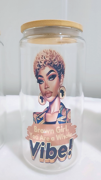 Brown Girl Glass Tumblers Collection