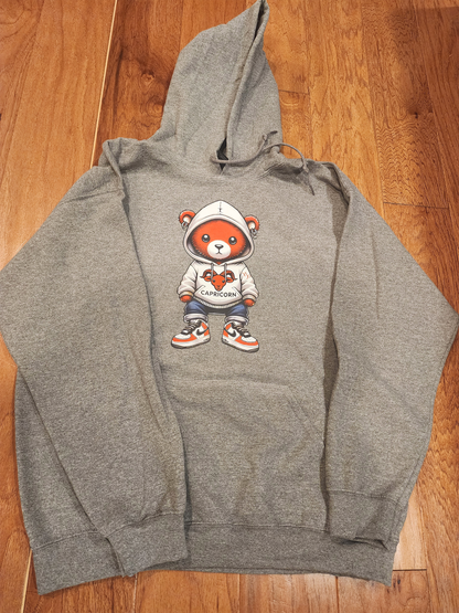Handpainted Custom Zodiac Teddy Bear Hoodie