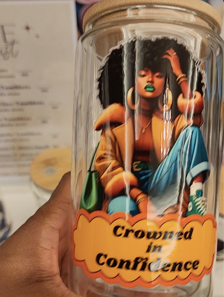 Afro Girl Glass Tumblers Collection