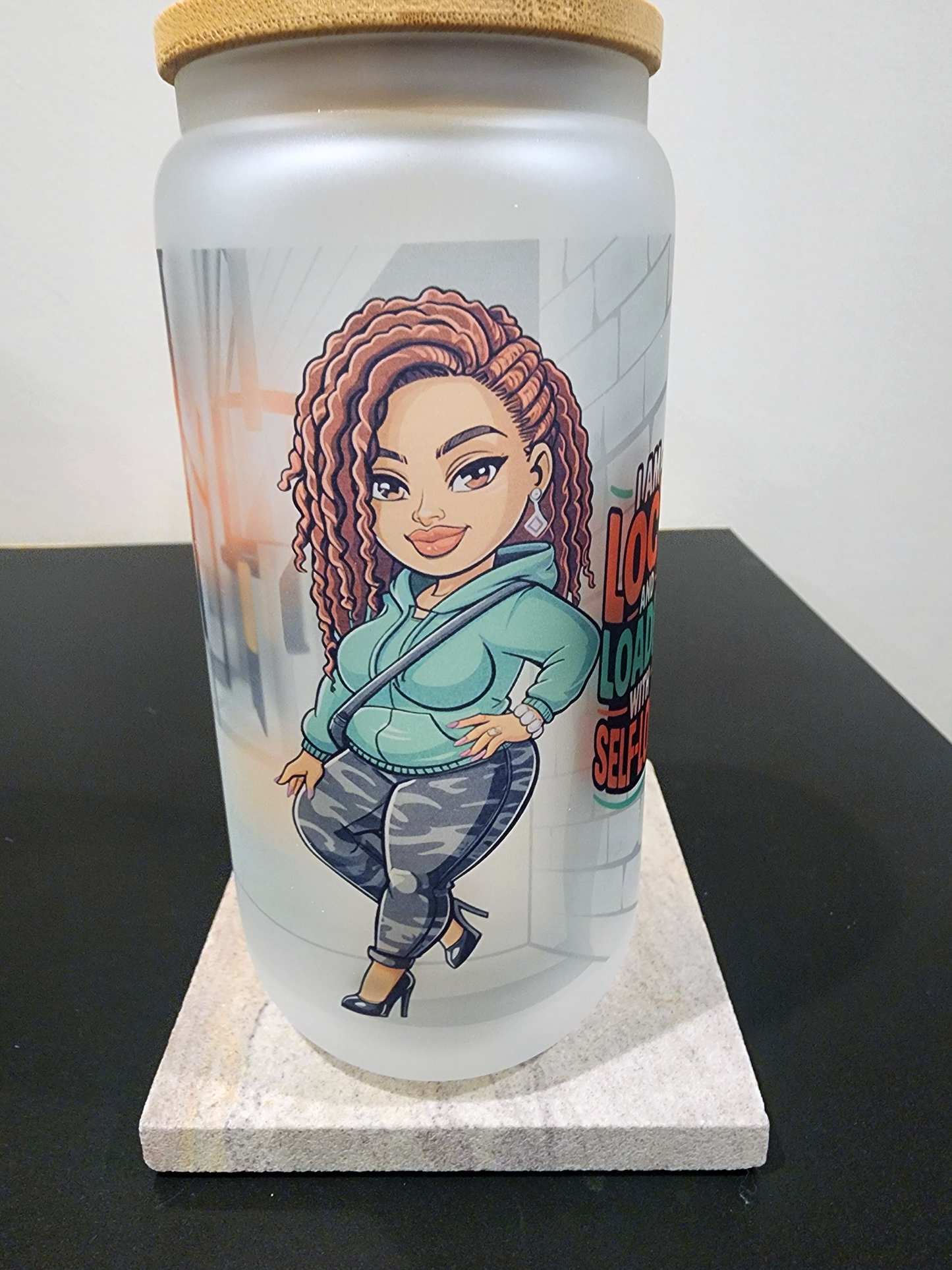 Loc'd Girl Glass Tumblers Collection