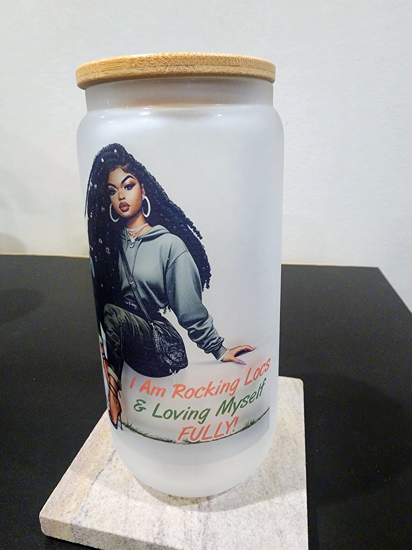Loc'd Girl Glass Tumblers Collection