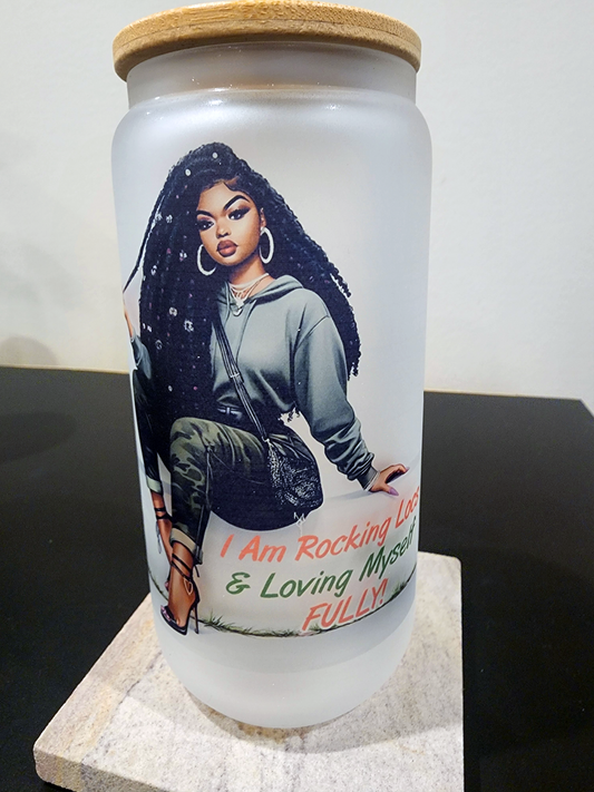 Loc'd Girl Glass Tumblers Collection