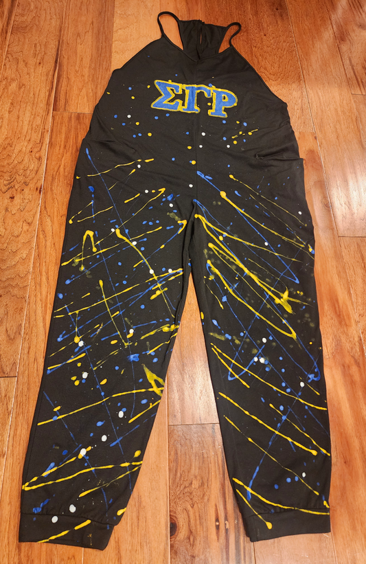 Custom Handpainted Jumpsuit